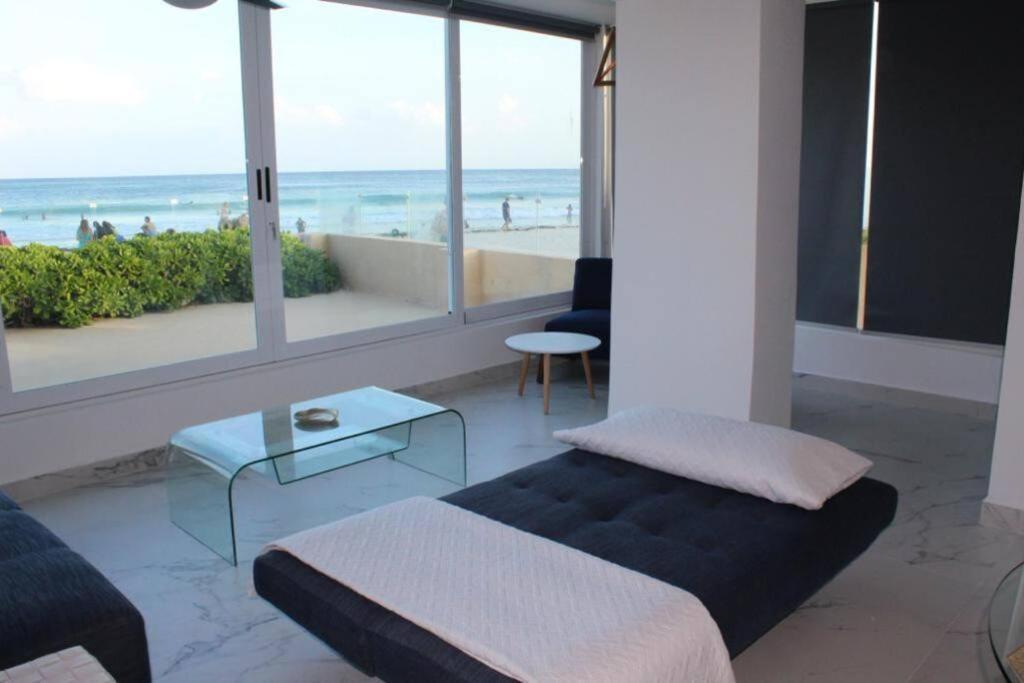 Beach Front Renewed Apartment Cancun Luaran gambar