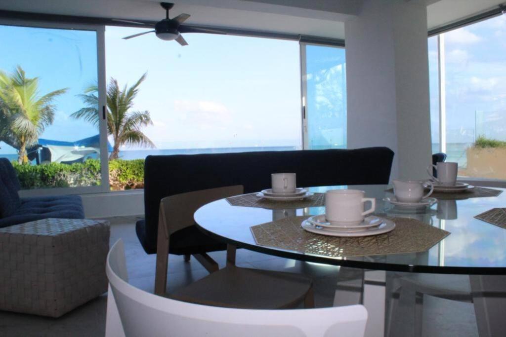 Beach Front Renewed Apartment Cancun Luaran gambar